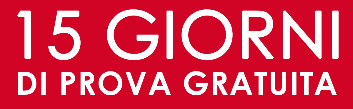 15 giorni di prova gratuita
